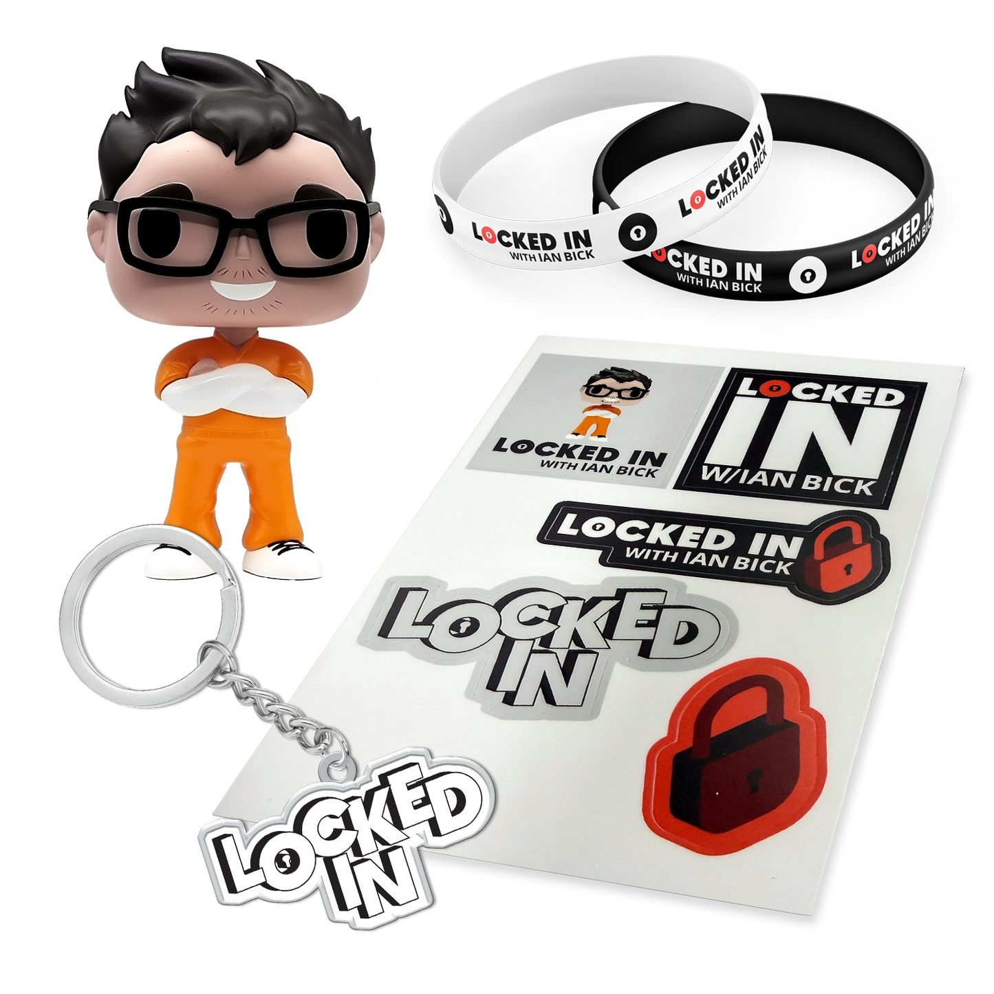 Locked In Figure Signed by Ian Bick